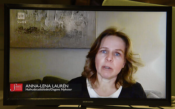 Anna-Lena Laurén ei saanut palata Venäjälle